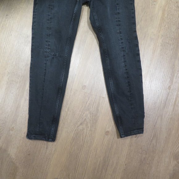Zara Black Skinny Double Seamed Jeans Size 4 - Picture 4 of 14